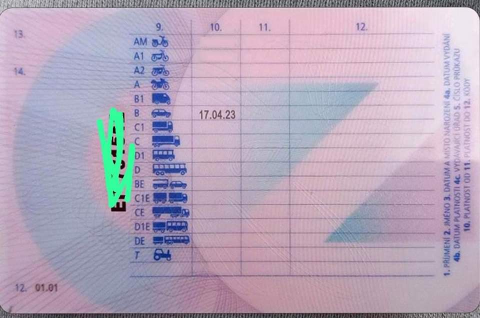 Dá se koupit řidičský průkaz